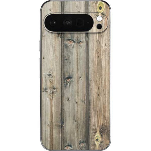 Natural Weathered Wood Pixel 9 Pro XL Skin